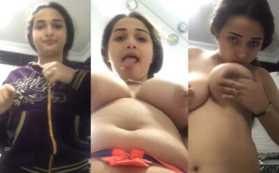 Beautiful Big Boobs Indian Girl Got Horny Nude Video