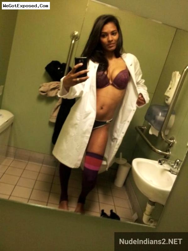 Exposed! Tamil young Dr Amala’s hairy pussy & bra panty pics 1