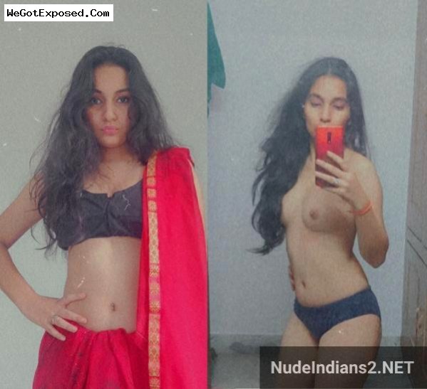 Slim Patna college GF Anjali’s small boobs & lingerie pics 8