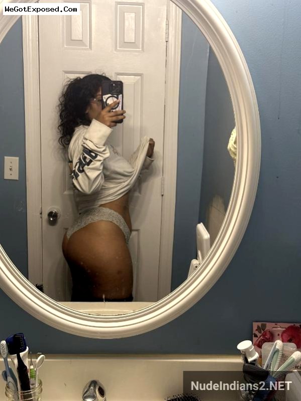 Slutty NRI girl Revathi’s big ass selfies in sexy lingerie 4