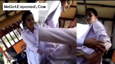 Viral MMS 12th Class school girl sucking cock of BF and Fucked in Rickshaw part2
