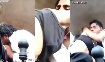 Car Driver Sucking Sexy Girl’s Boobs MMS Video
