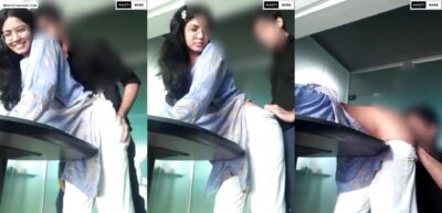 Goggles Wear College Girl Hard fucking with Tutor at his Home mms