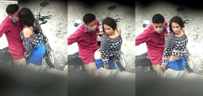 GF Outdoor romance Leaked MMS Viral