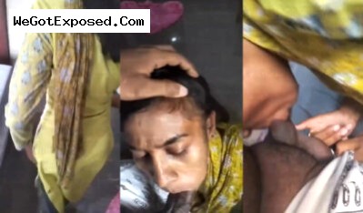 Tamil Helpless Maid sucking dick of owner for need Money