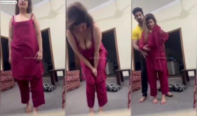 Viral Pakistani Girlfriend Sucking Boobs And Fingering Tight Pussy Leaked MMS